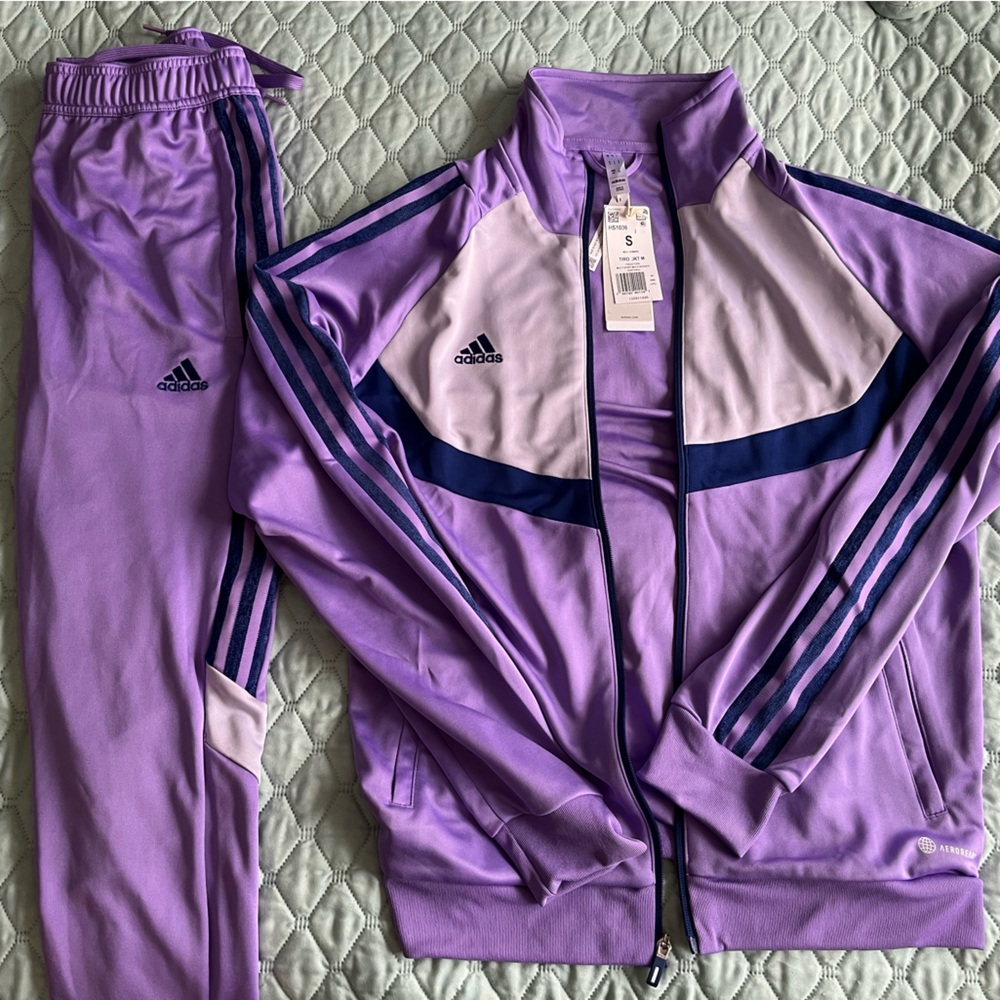 Adidas Purple Track Suit Men’s Sz Small